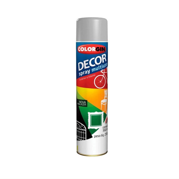 Tinta Spray Colorgin Decor 865 Cinza