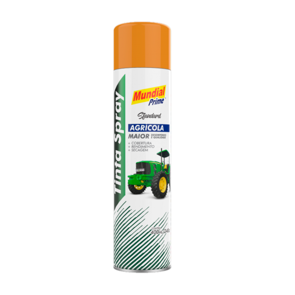 Tinta Spray Maquinas Agrícolas Laranja Stara 400ml Mundial Pr