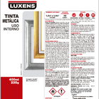 Tinta Spray Metalica Grafite 400mL Luxens