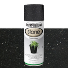 Tinta Spray Objetos Decorativos Efeito Pedra Preto 340g Rust-Oleum