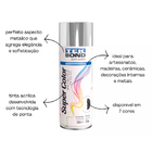 Tinta Spray Tek Bond Cromado Metalico Super Color 350ml/250g