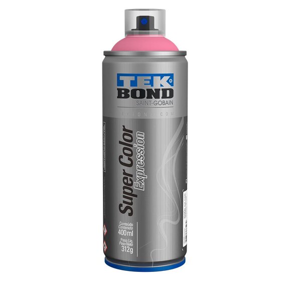 Tinta Spray Tekbond Super Color Expression Rosa Candy 527 400