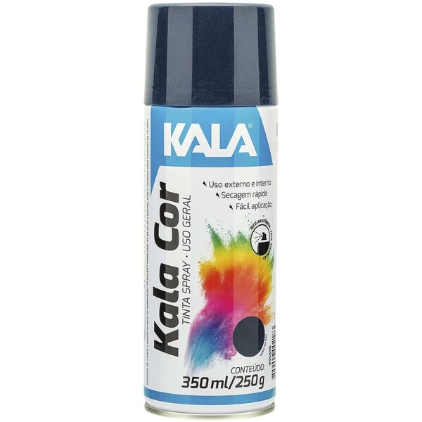 Tinta Spray Uso Geral 350 Ml Azul Escuro 935646 Kala