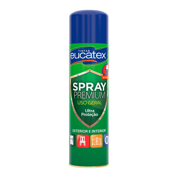 Tinta Spray Uso Geral Ultra Proteção Branco Fosco Eucatex