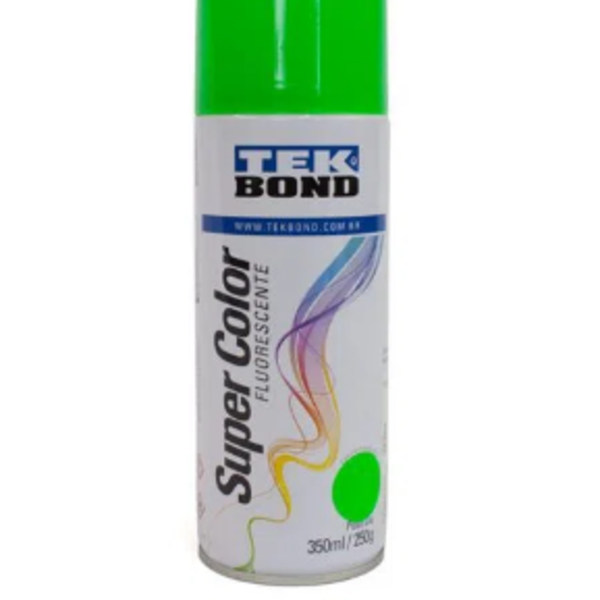 Tinta Spray Verde Fluorescente 350ml - Tekbond