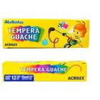 Tinta Tempera Guache 15ml - 6 Caixas Com 12 Cores Cada