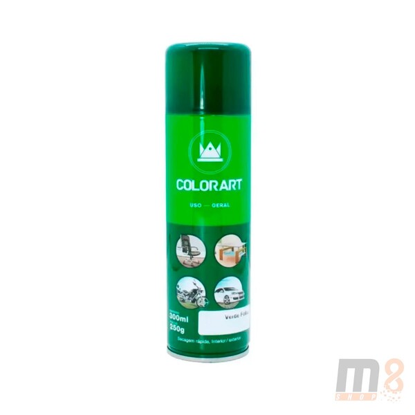 Tinta Uso Geral Colorart Spray Cor Verde Folha