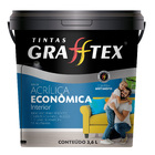 Tintas Acrílica Econômica Branco 3,6L Grafftex