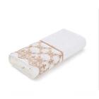 Toalha Banhão Fio Penteado Constanza Branco/ Rosa