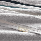 Toalha Banhão Karsten Lumina Cinza Mineral 100% Algodão 86x150cm