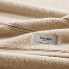 Toalha Banhão Karsten Plaza Bege Grão 100% Algodão 86x150cm