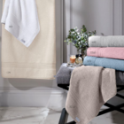 Toalha Banhão Platine Algodão Egípcio Azul Riviera 81x150m Bu