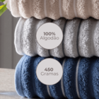 Toalha Banhao Wave Premium 450g/m² Algodão Cinza