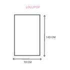 Toalha Banho Banhão Buddemeyer Lollipop Fio Penteado Lilás