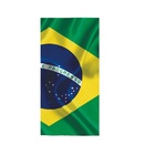 Toalha Banho Brasil Praia Aveludada Lepper Copa Do Mundo