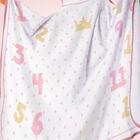 Toalha Capuz Tecebem Baby Malha Mesversario Kinder Rosa