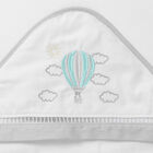 Toalha Com Capuz  Balão - Cinza