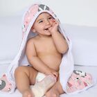 Toalha Com Capuz Bebê Vivaldi Rosa Un