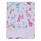 Toalha Com Capuz Bebê Vivaldi Rosa Un