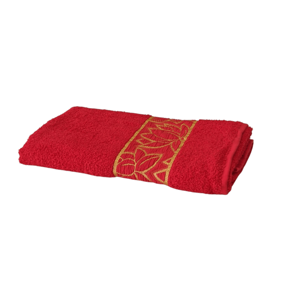 Toalha De Banho 100% Algodão Satex - 360g - Vermelho