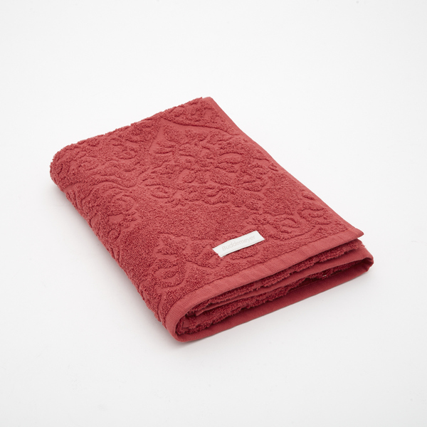 Toalha de banho algodão vermelha 135x70cm Buddemeyer