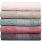 Toalha De Banho Atlântica Ondas 100% Algodão 70x140 Branco