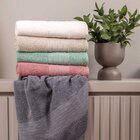 Toalha De Banho Atlântica Ondas 100% Algodão 70x140 Branco