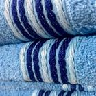 Toalha De Banho Azul Camesa Twist 62x130cm