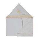 Toalha De Banho Bebê Infantil De Malha 100% Algodão Com Capuz