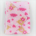 Toalha De Banho Bercinho Com Forro De Fralda Ursa