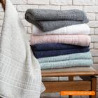 Toalha De Banho Cinza Camesa Nanosoft Loft Limestone 70x130cm