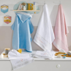 Toalha De Banho Com Capuz Para Bordar Döhler Baby Kids Rosa
