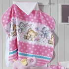 Toalha De Banho Felpuda Com Capuz E Fralda Love Peace Döhler