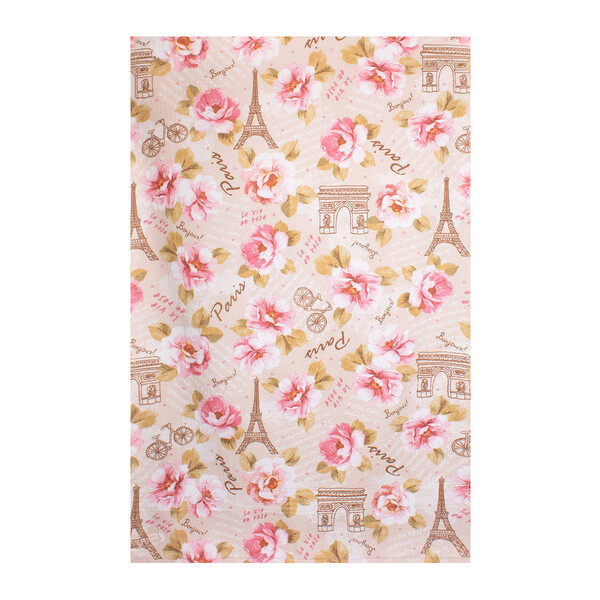 Toalha De Banho Felpuda Estampada Francis Paris 1 40x70cm