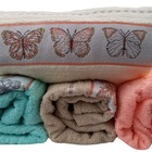 Toalha De Banho Felpuda Jacquard Premium Borboletas Döhler  M