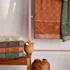 Toalha De Banho - Felpuda - Nativa Folhas - 100% Algodão - Ap