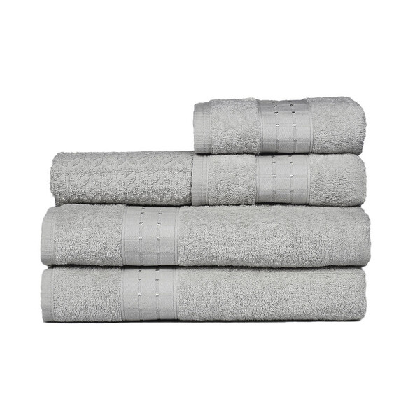 Toalha De Banho Fio Penteado Class 5 Peças Nevoa