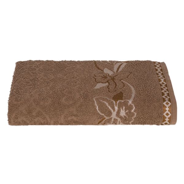 Toalha De Banho Hortência Mafratex Marrom Un