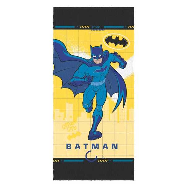 Toalha De Banho Infantil Batman Felpuda Algodão Praia Piscina