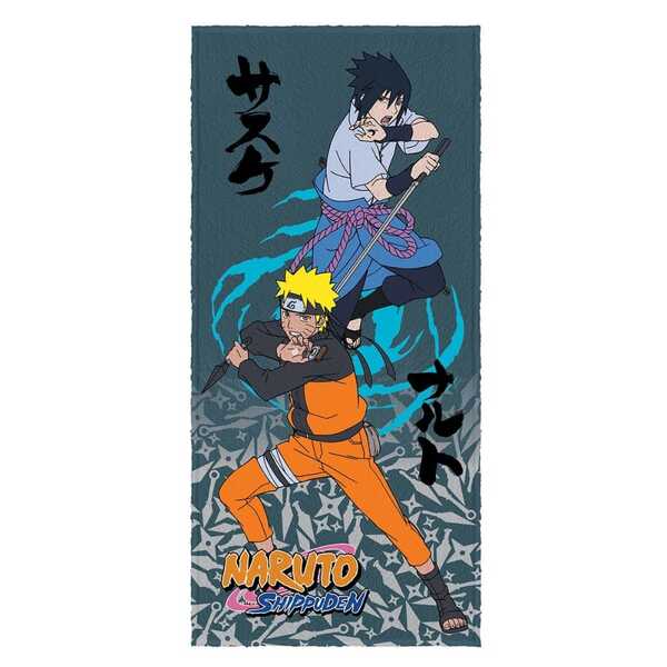 Toalha De Banho Infantil Naruto Felpuda Algodão Praia Piscina