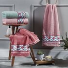 Toalha De Banho Jacquard  360g/m² - Flamingo Verde Aqua