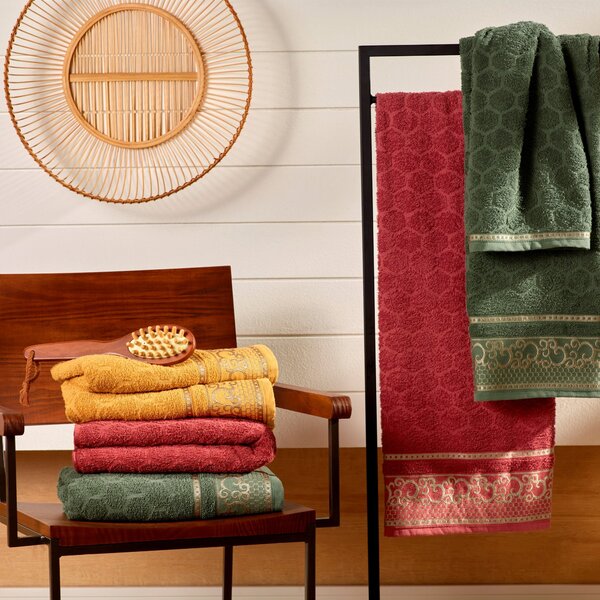 Toalha De Banho Jacquard Dianneli 380g/m² - Eudora Marsala