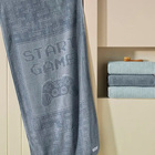 Toalha de Banho Infantil Karsten Game Azul Sereno 100% Algodão 66x140cm