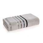 Toalha de Banho Karsten Lumina Cinza Mineral 100% Algodão 70x140cm