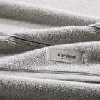 Toalha de Banho Karsten Plaza Cinza Mineral 100% Algodão 76x140cm