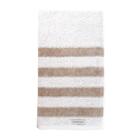 Toalha De Banho Listras Bege E Branco -  Buddemeyer Toalha De