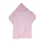 Toalha De Banho P/ Bordar - Baby Classic - C/ Capuz - Rosa 52