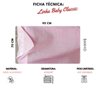 Toalha De Banho P/ Bordar - Baby Classic - C/ Capuz - Rosa 52