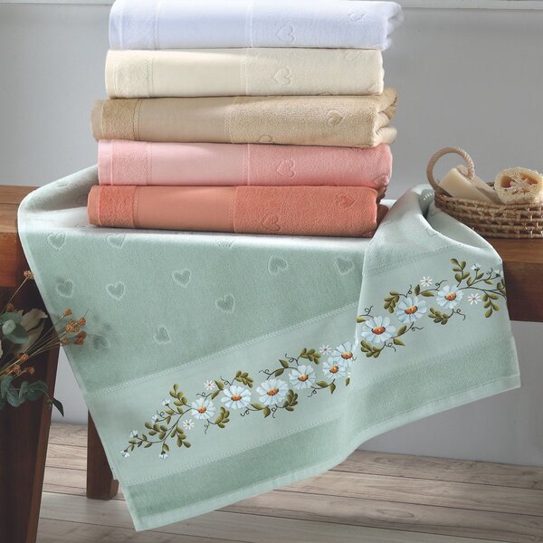 Toalha De Banho Para Pintar E Bordar Ponto Russo Döhler 400g/