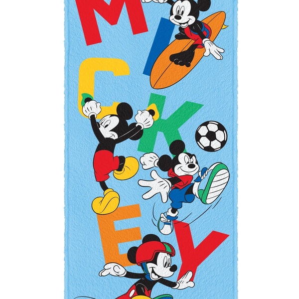 Microfibra: Toalha de Banho de Microfibra Mickey
